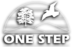 one step tree and lawn care logo