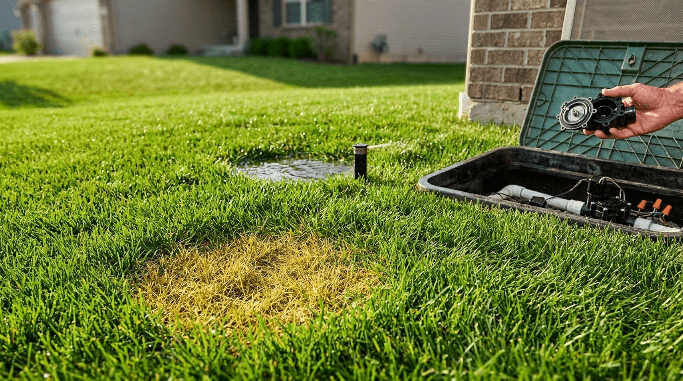 Featured image for “Symptoms of a Bad Sprinkler Valve (and What They Usually Mean)”