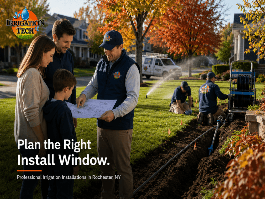 Best Time to Install Irrigation in Rochester, NY